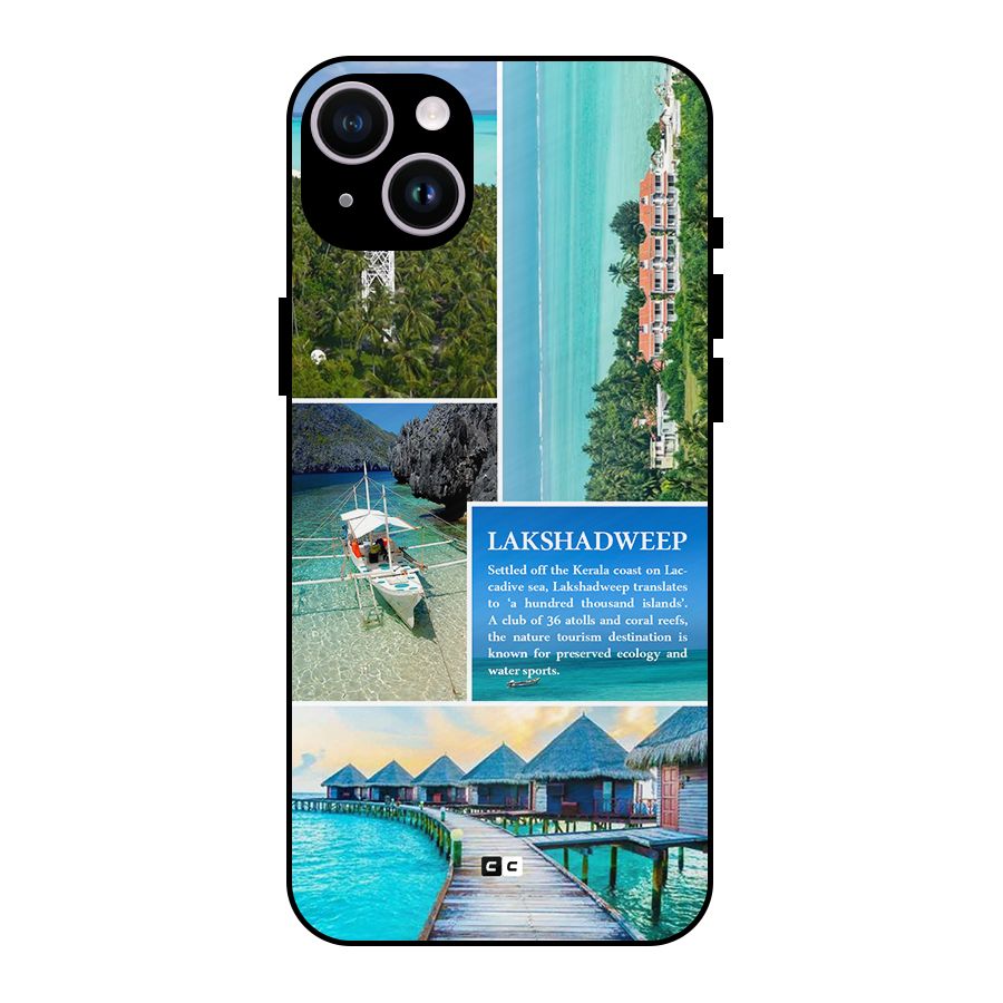 Lakshadweep Collage Metal Back Case for iPhone 14 Plus