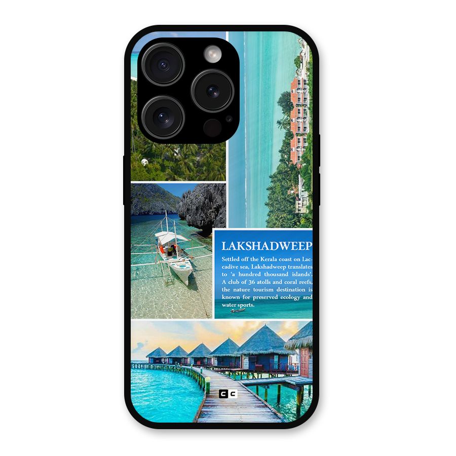Lakshadweep Collage Metal Back Case for iPhone 15 Pro