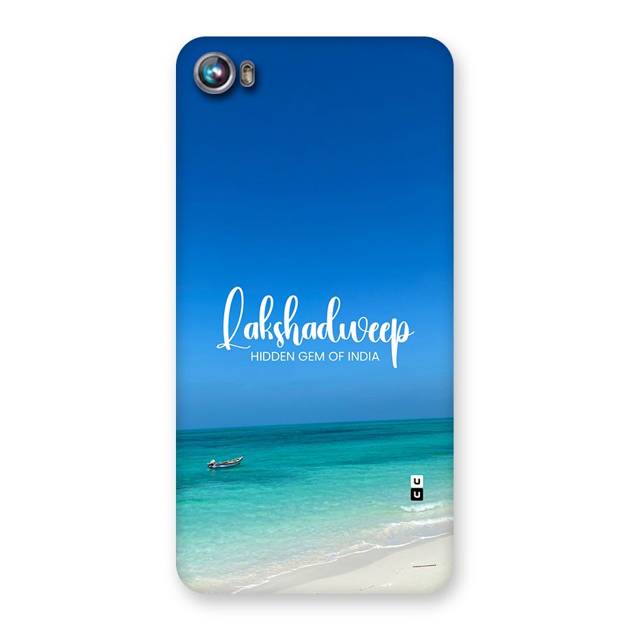 Lakshadweep Hidden Gem Back Case for Canvas Fire 4 (A107)