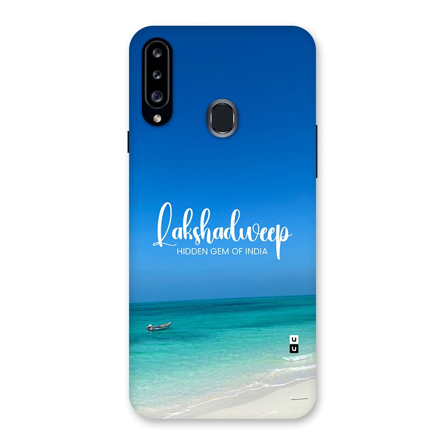 Lakshadweep Hidden Gem Back Case for Galaxy A20s