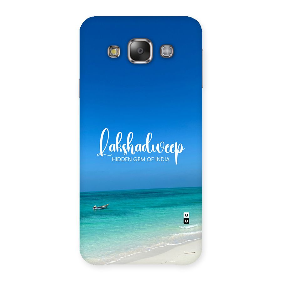 Lakshadweep Hidden Gem Back Case for Galaxy E7