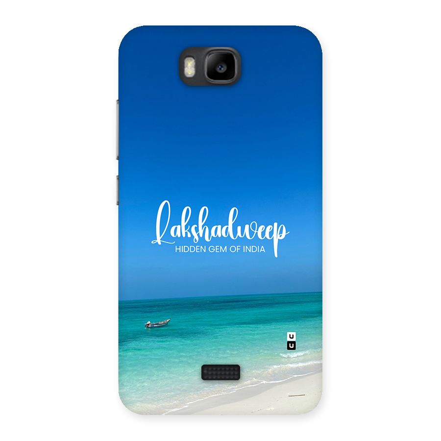 Lakshadweep Hidden Gem Back Case for Honor Bee