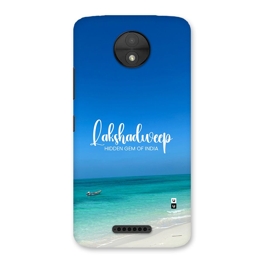 Lakshadweep Hidden Gem Back Case for Moto C