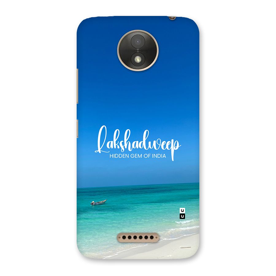 Lakshadweep Hidden Gem Back Case for Moto C Plus