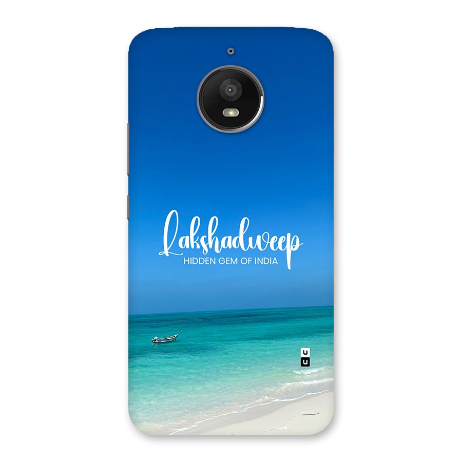 Lakshadweep Hidden Gem Back Case for Moto E4 Plus