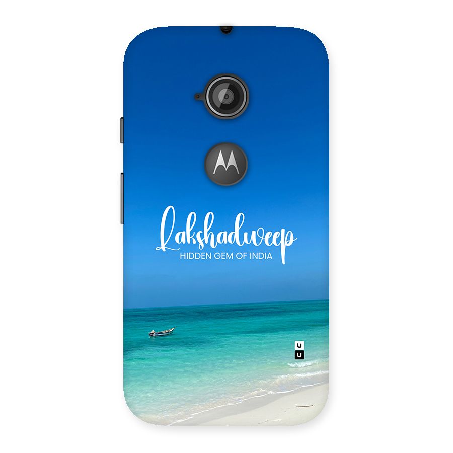 Lakshadweep Hidden Gem Back Case for Moto E 2nd Gen