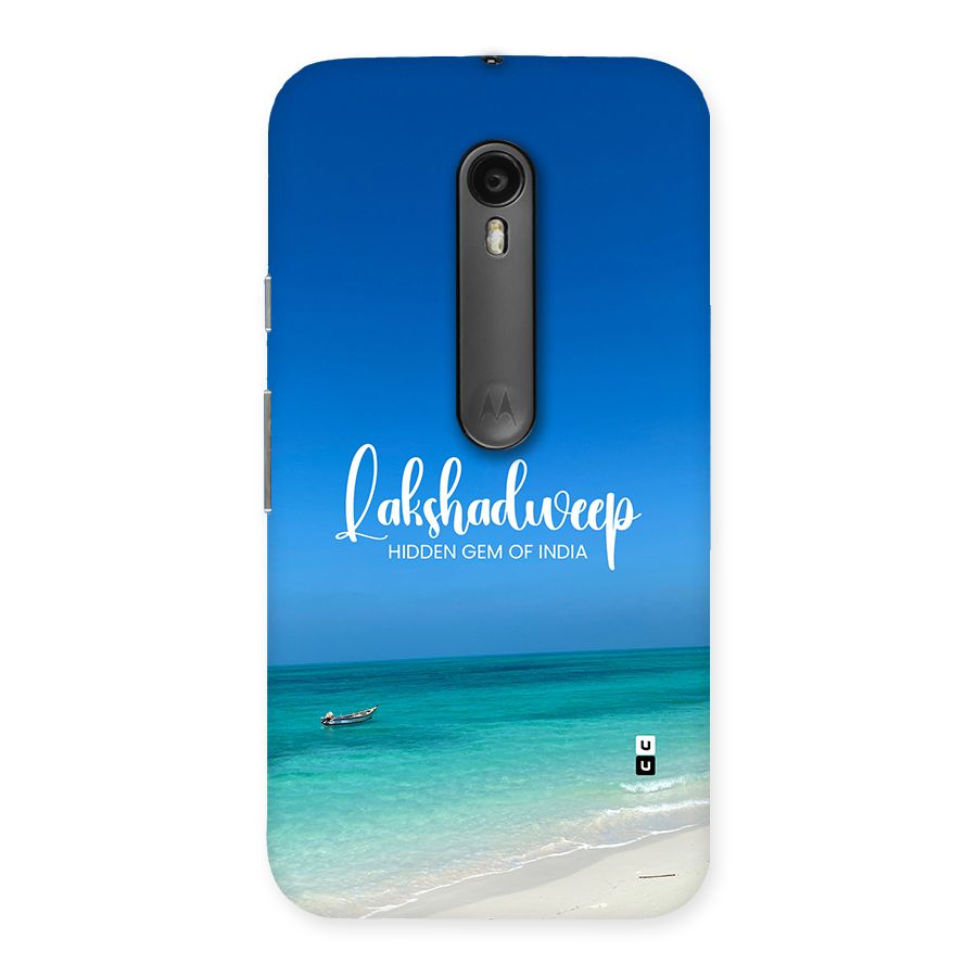 Lakshadweep Hidden Gem Back Case for Moto G3