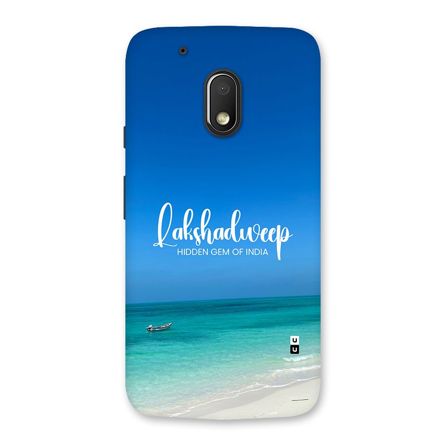 Lakshadweep Hidden Gem Back Case for Moto G4 Play