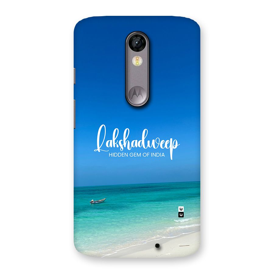 Lakshadweep Hidden Gem Back Case for Moto X Force