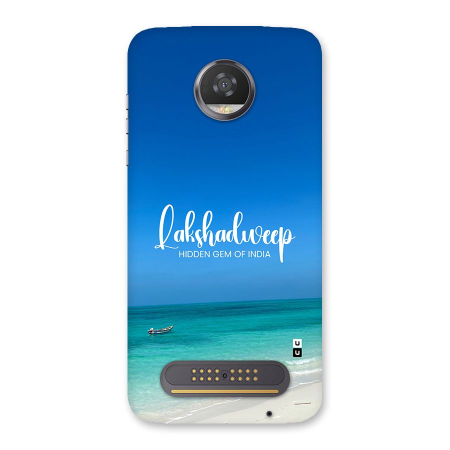 Lakshadweep Hidden Gem Back Case for Moto Z2 Play