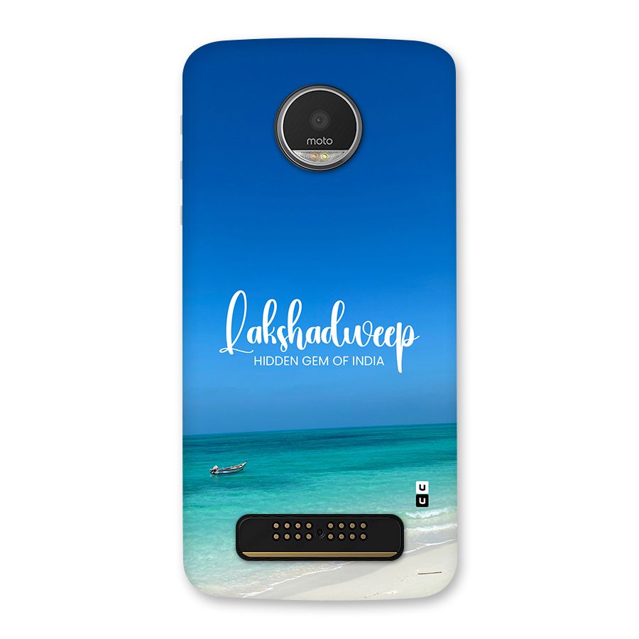 Lakshadweep Hidden Gem Back Case for Moto Z Play