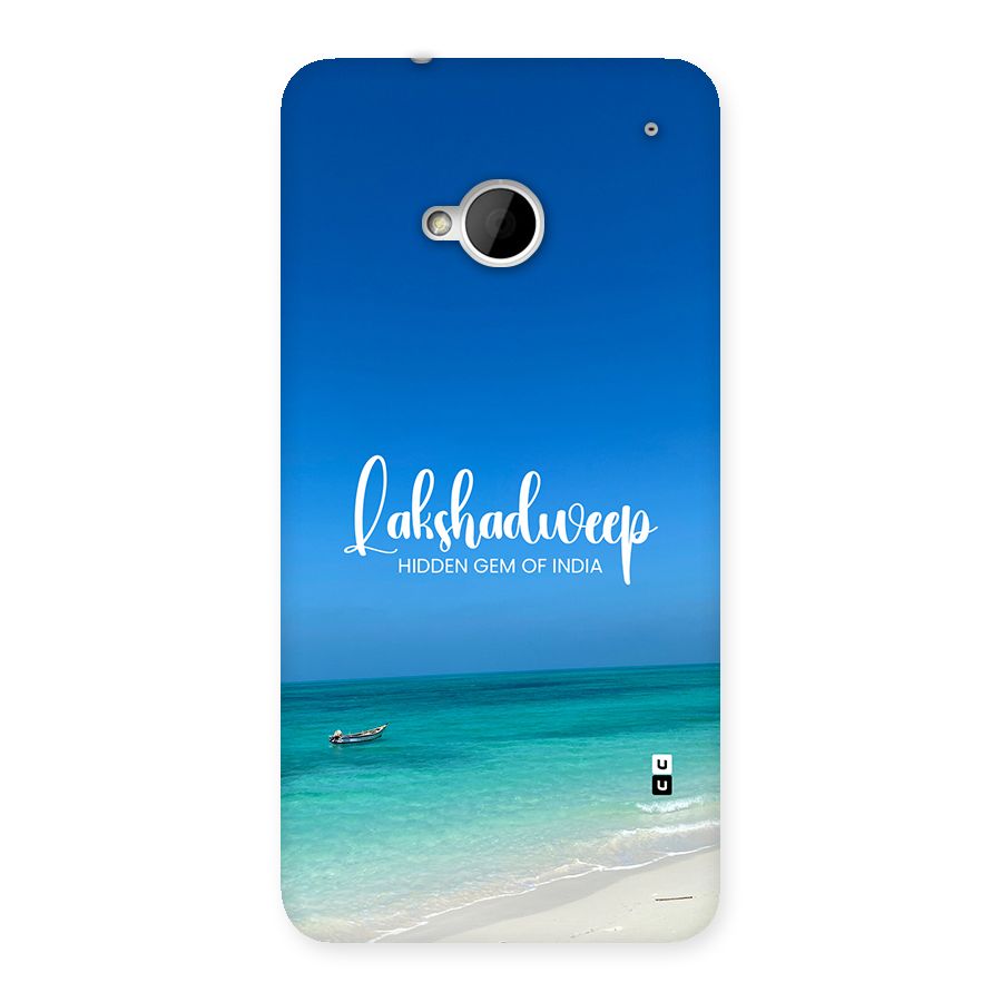 Lakshadweep Hidden Gem Back Case for One M7 (Single Sim)