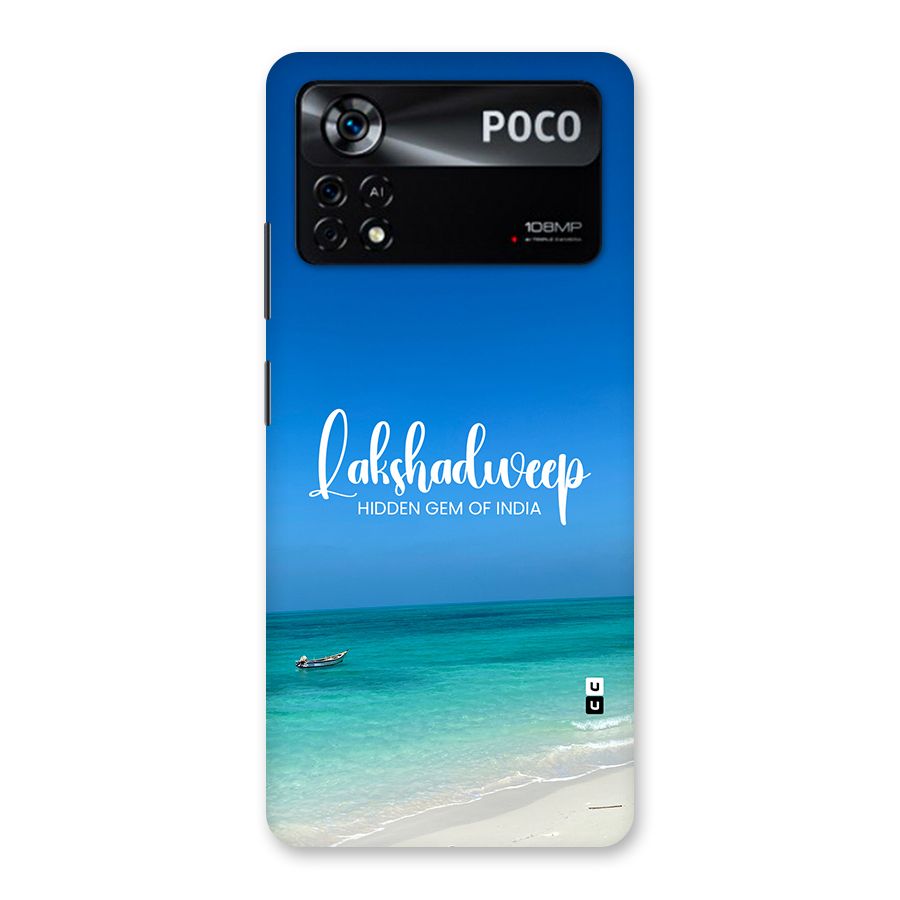 Lakshadweep Hidden Gem Back Case for Poco X4 Pro 5G