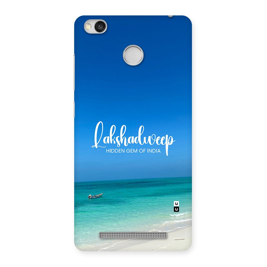 Lakshadweep Hidden Gem Back Case for Redmi 3S Prime