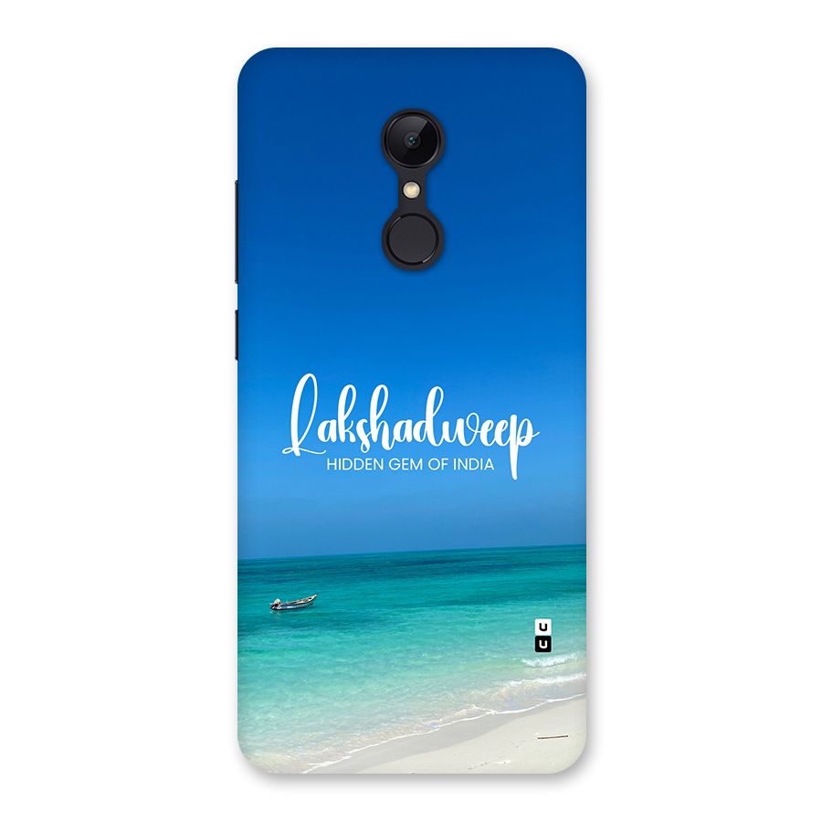 Lakshadweep Hidden Gem Back Case for Redmi 5