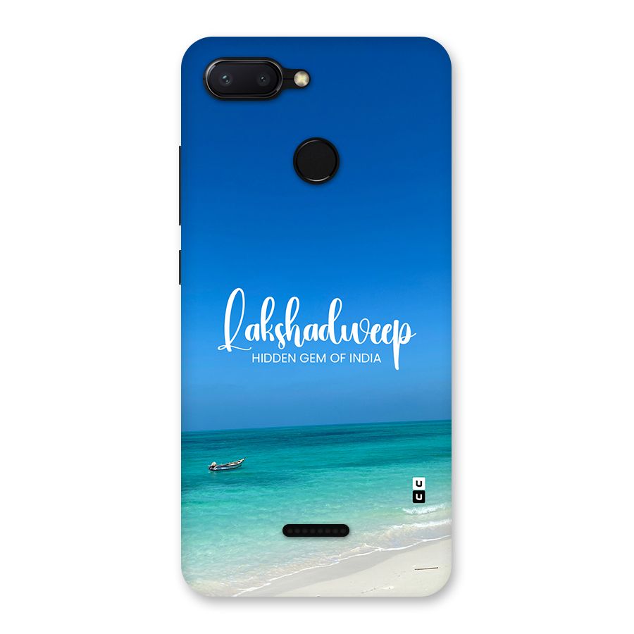 Lakshadweep Hidden Gem Back Case for Redmi 6