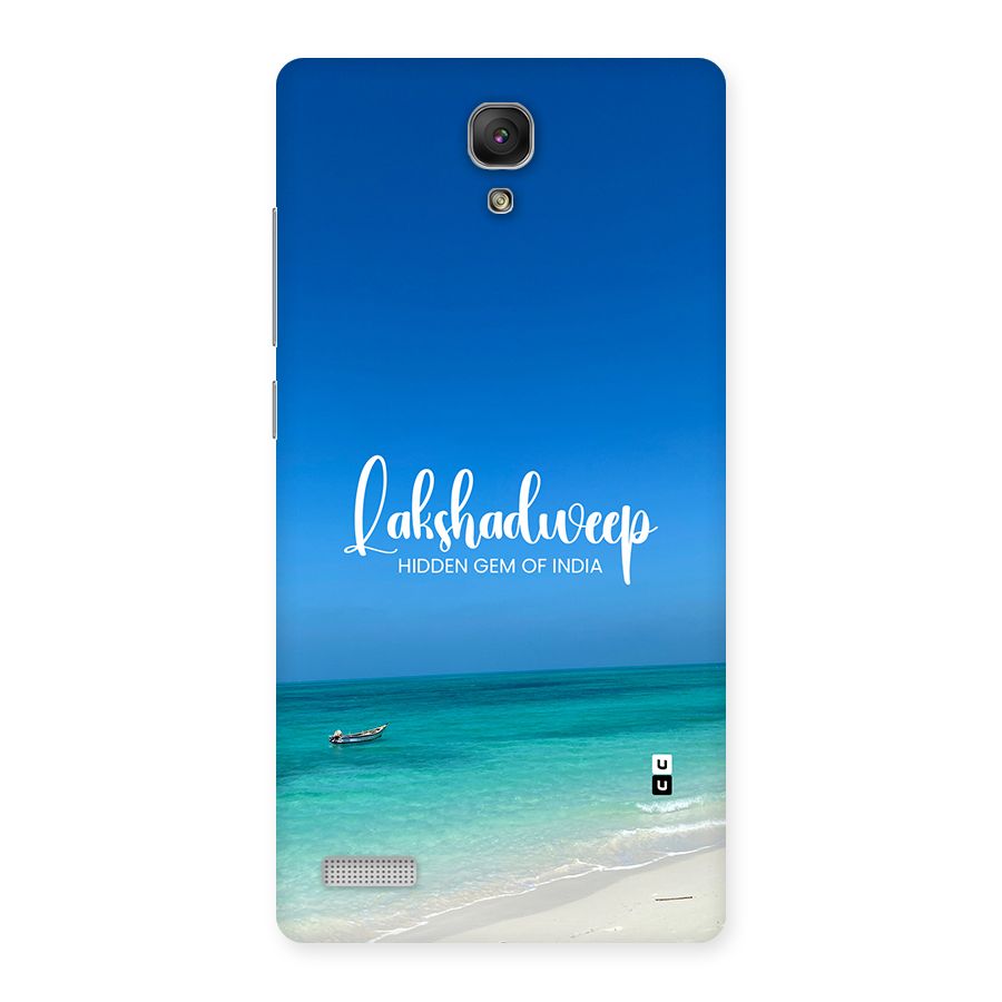 Lakshadweep Hidden Gem Back Case for Redmi Note