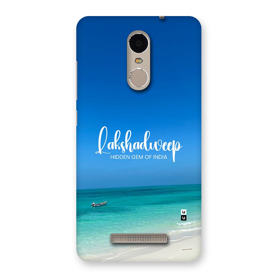 Lakshadweep Hidden Gem Back Case for Redmi Note 3