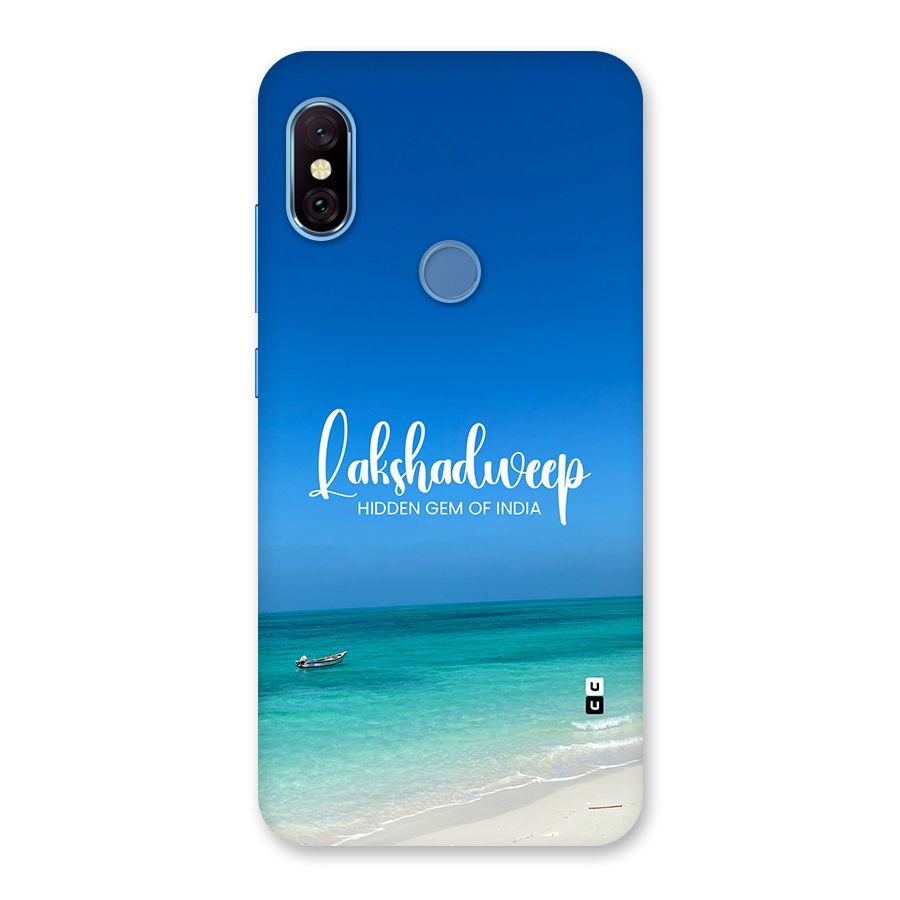 Lakshadweep Hidden Gem Back Case for Redmi Note 6 Pro