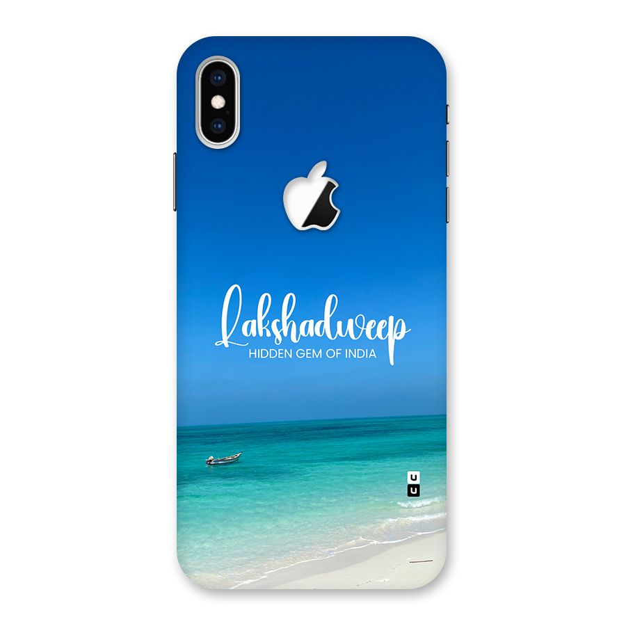 Lakshadweep Hidden Gem Back Case for iPhone XS Max Apple Cut