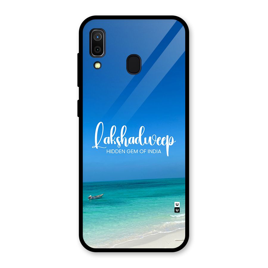 Lakshadweep Hidden Gem Glass Back Case for Galaxy A30