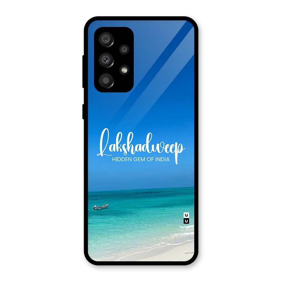 Lakshadweep Hidden Gem Glass Back Case for Galaxy A32
