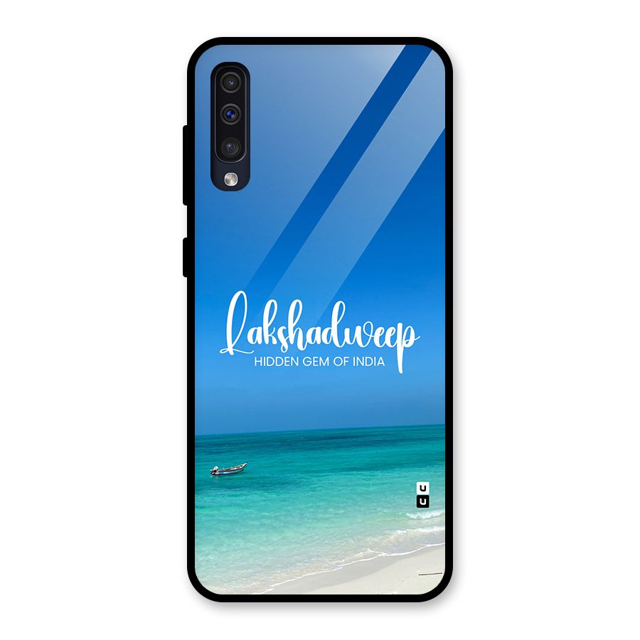 Lakshadweep Hidden Gem Glass Back Case for Galaxy A50s