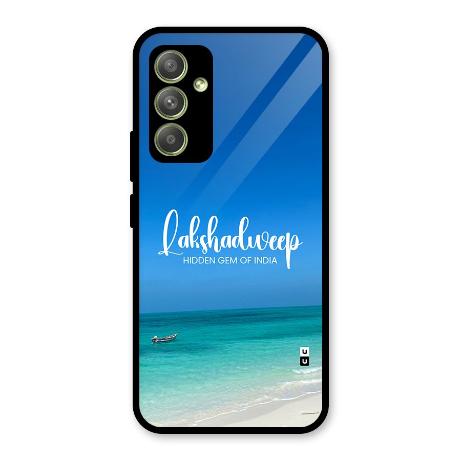 Lakshadweep Hidden Gem Glass Back Case for Galaxy A54
