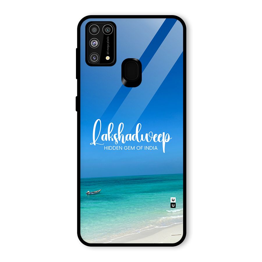 Lakshadweep Hidden Gem Glass Back Case for Galaxy F41