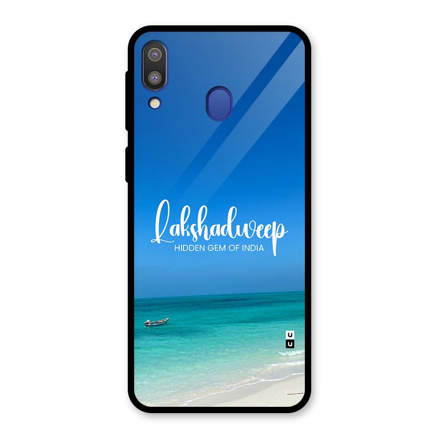 Lakshadweep Hidden Gem Glass Back Case for Galaxy M20