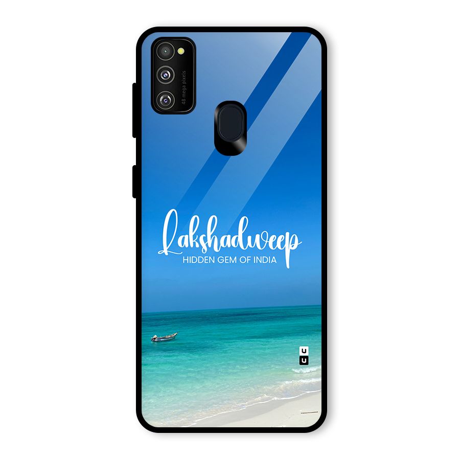 Lakshadweep Hidden Gem Glass Back Case for Galaxy M30s