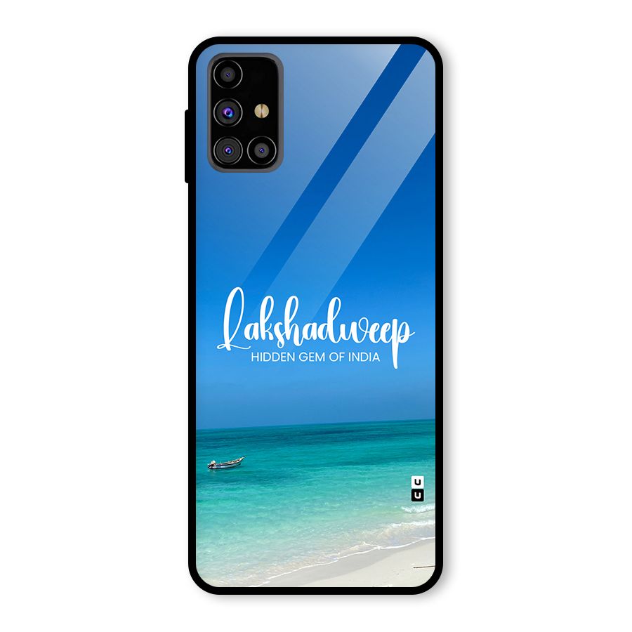 Lakshadweep Hidden Gem Glass Back Case for Galaxy M31s