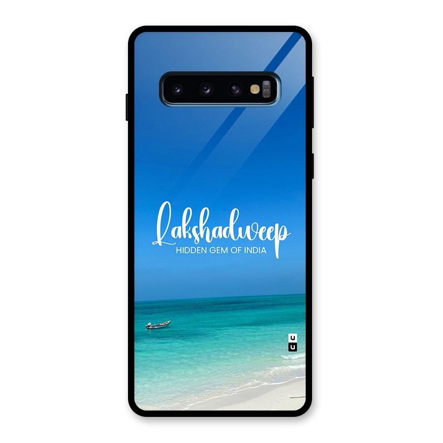 Lakshadweep Hidden Gem Glass Back Case for Galaxy S10