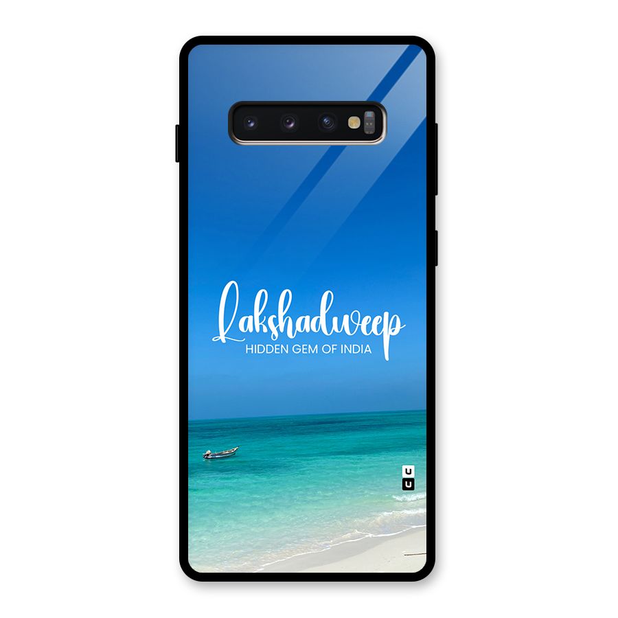 Lakshadweep Hidden Gem Glass Back Case for Galaxy S10 Plus