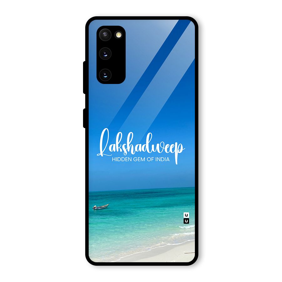 Lakshadweep Hidden Gem Glass Back Case for Galaxy S20 FE 5G