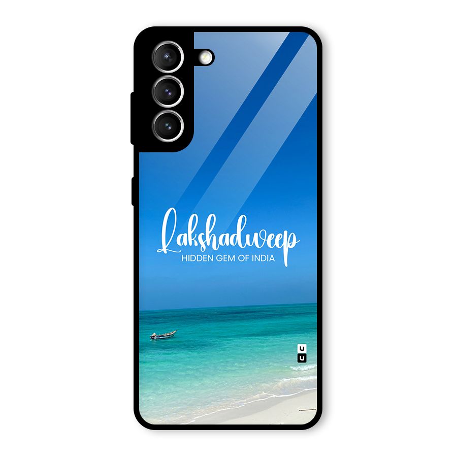 Lakshadweep Hidden Gem Glass Back Case for Galaxy S21 5G