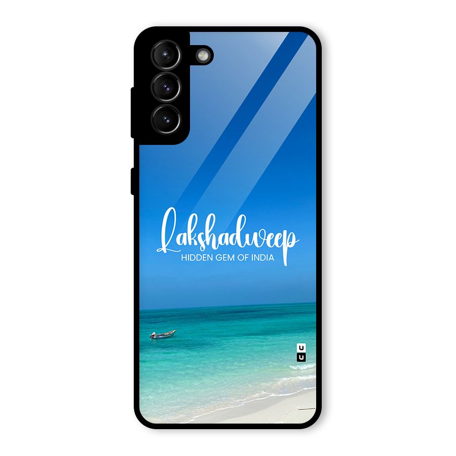 Lakshadweep Hidden Gem Glass Back Case for Galaxy S21 Plus