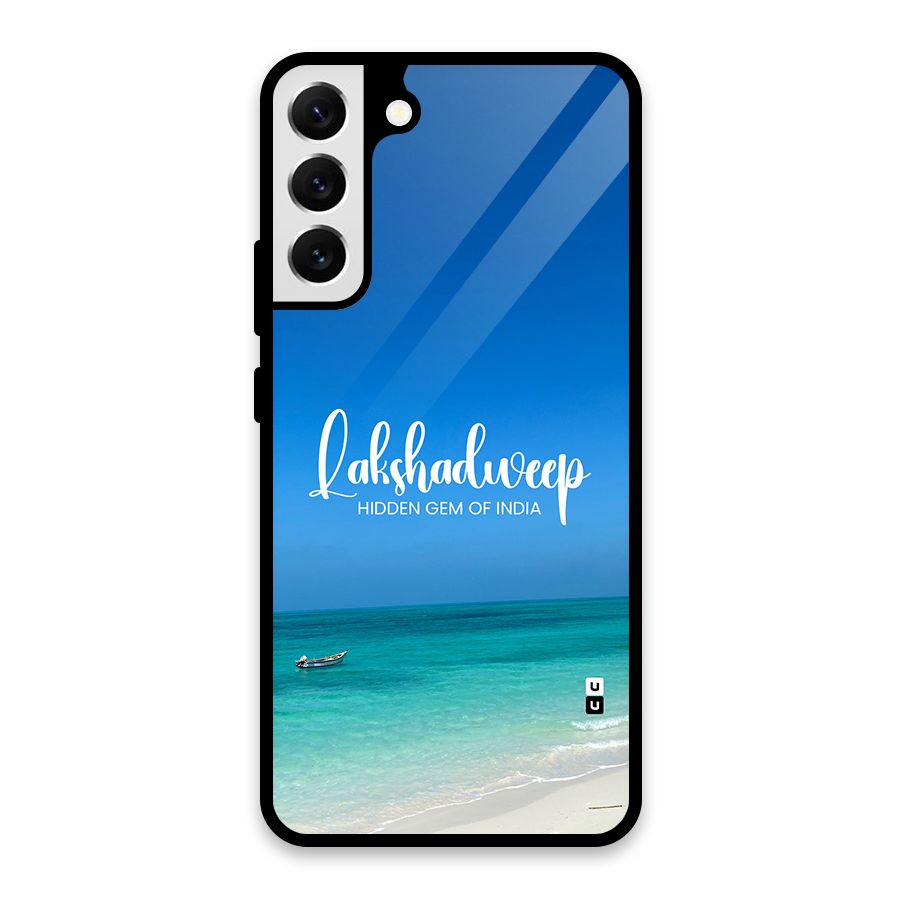 Lakshadweep Hidden Gem Glass Back Case for Galaxy S22 Plus 5G