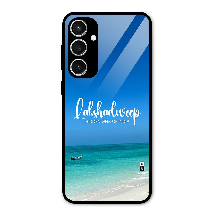 Lakshadweep Hidden Gem Glass Back Case for Galaxy S23 FE