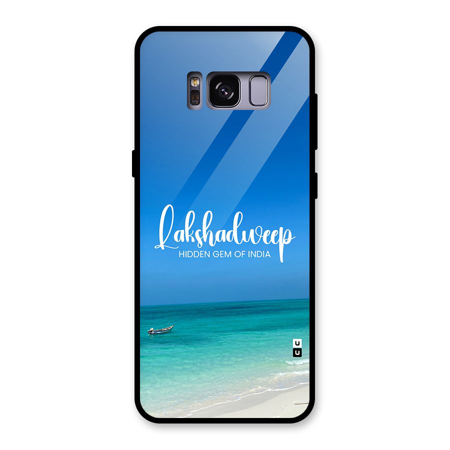 Lakshadweep Hidden Gem Glass Back Case for Galaxy S8