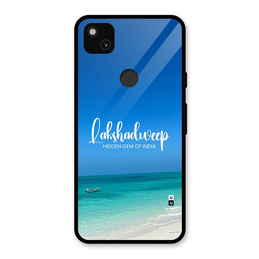Lakshadweep Hidden Gem Glass Back Case for Google Pixel 4a
