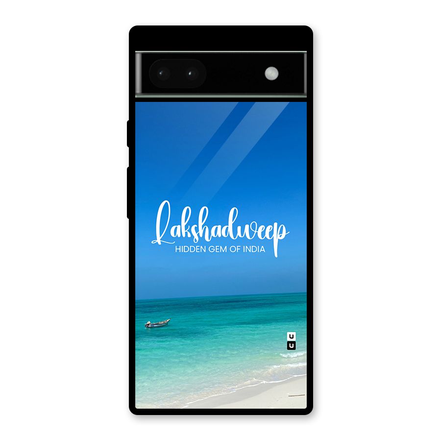 Lakshadweep Hidden Gem Glass Back Case for Google Pixel 6a
