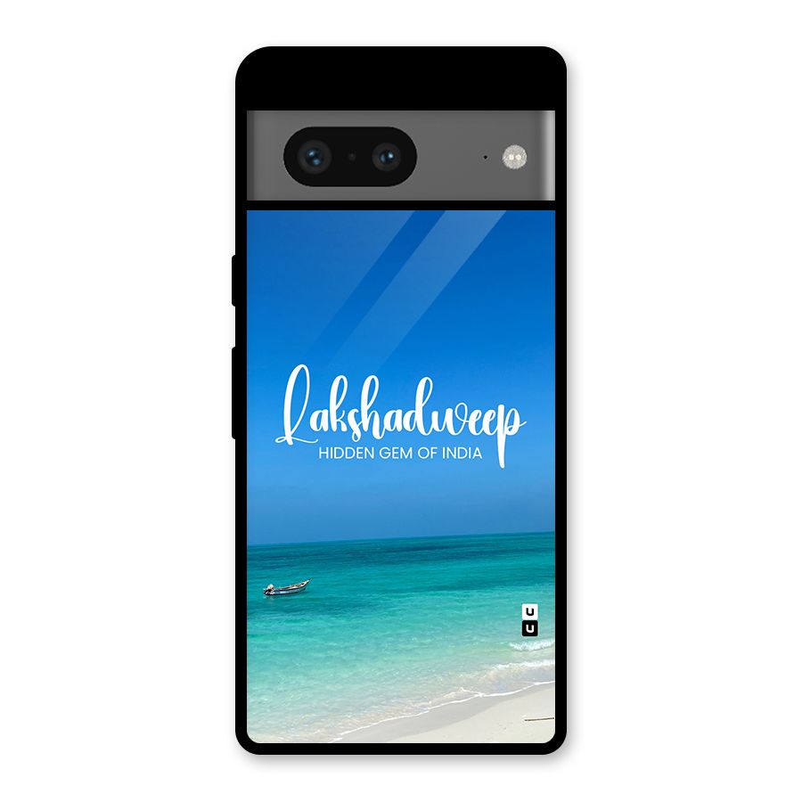 Lakshadweep Hidden Gem Glass Back Case for Google Pixel 7