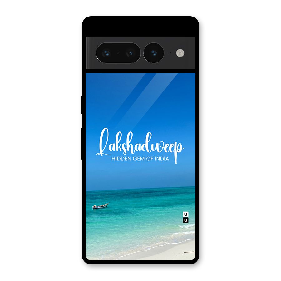 Lakshadweep Hidden Gem Glass Back Case for Google Pixel 7 Pro