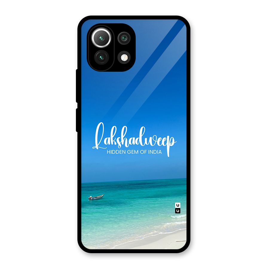 Lakshadweep Hidden Gem Glass Back Case for Mi 11 Lite