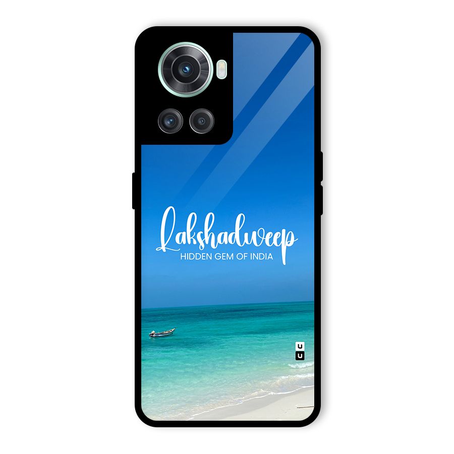 Lakshadweep Hidden Gem Glass Back Case for OnePlus 10R