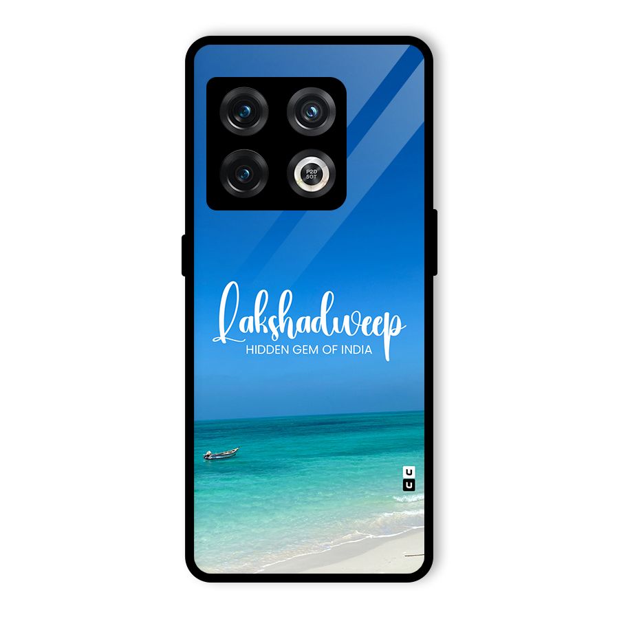 Lakshadweep Hidden Gem Glass Back Case for OnePlus 10 Pro 5G