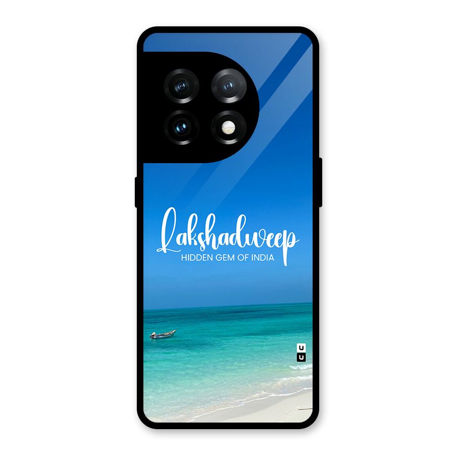 Lakshadweep Hidden Gem Glass Back Case for OnePlus 11