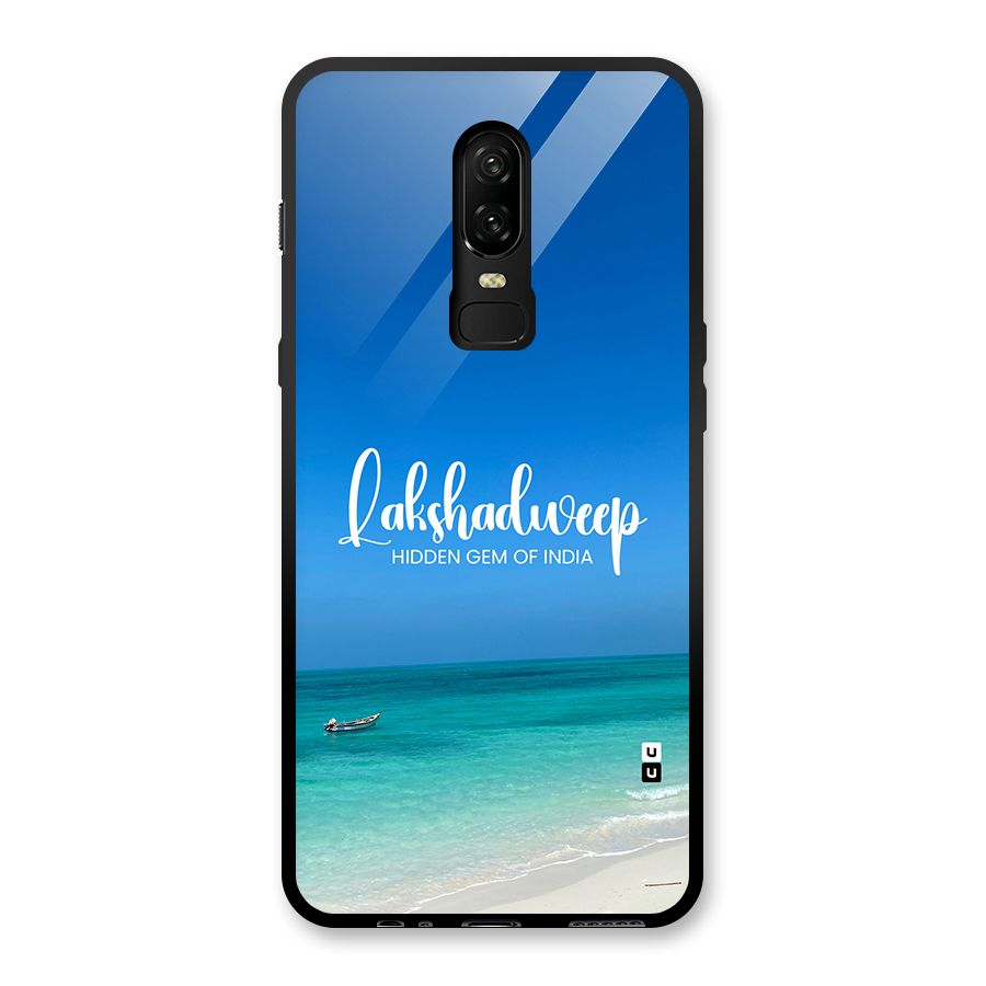 Lakshadweep Hidden Gem Glass Back Case for OnePlus 6