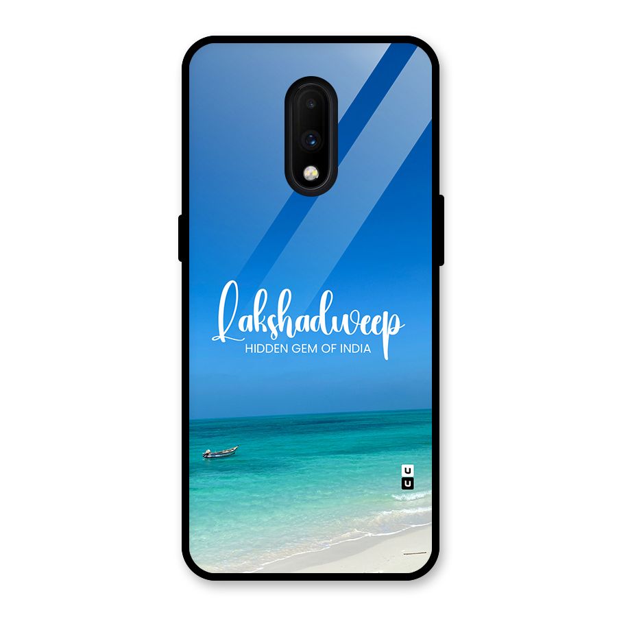 Lakshadweep Hidden Gem Glass Back Case for OnePlus 7